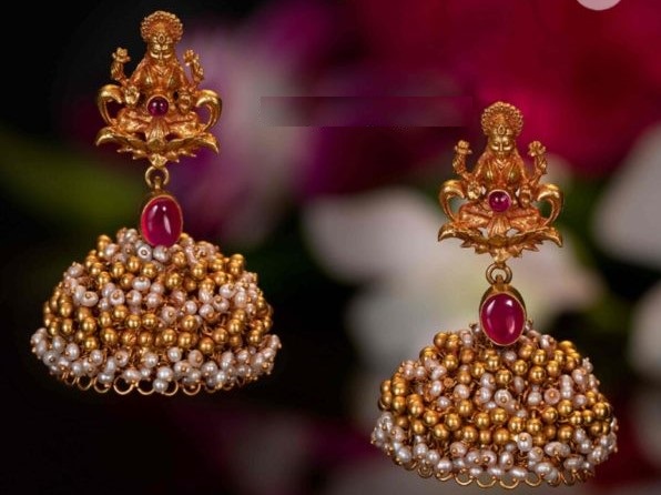 Gold Jhumka|Latest Gold Jhumka Designs