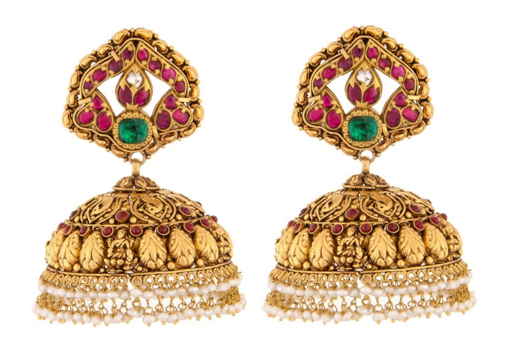 Gold Jhumkas