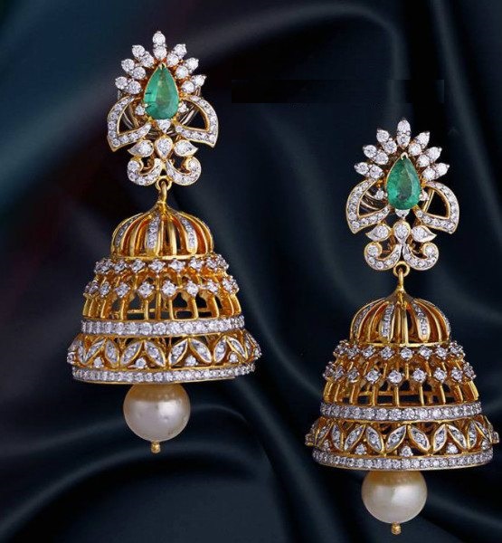 Gold Jhumka|Latest Gold Jhumka Designs