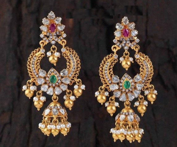 Gold Jhumka|Latest Gold Jhumka Designs