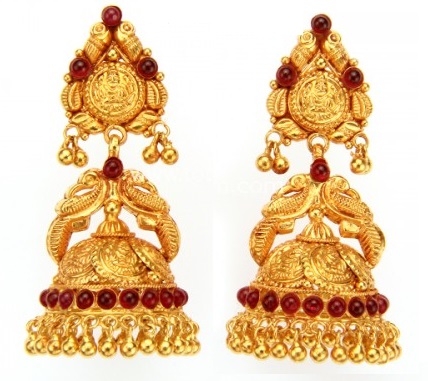 Gold Jhumkas