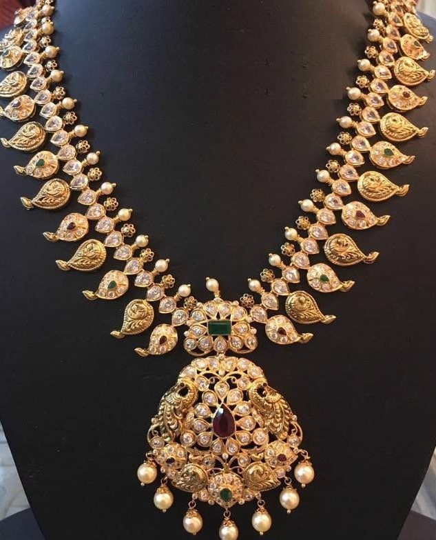 Chettinad Jewelry | Dhanalakshmi Jewelers | Mango mala