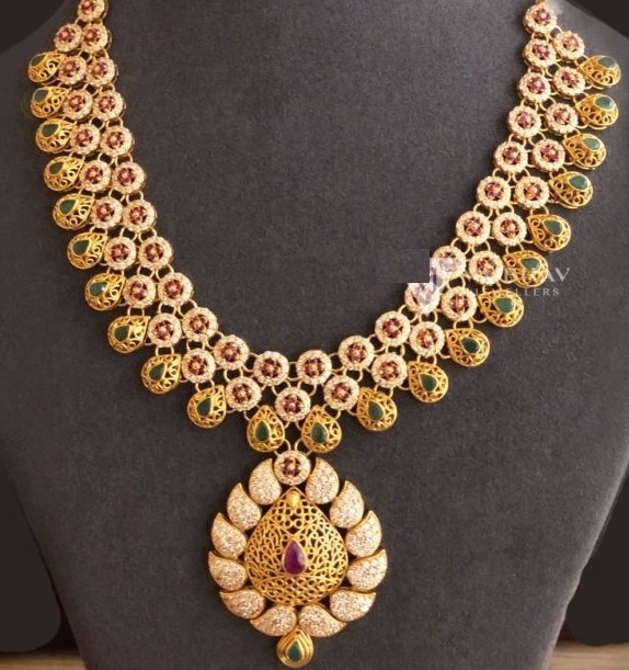 Gold Necklace Latest Designs - Dhanalakshmi Jewellers