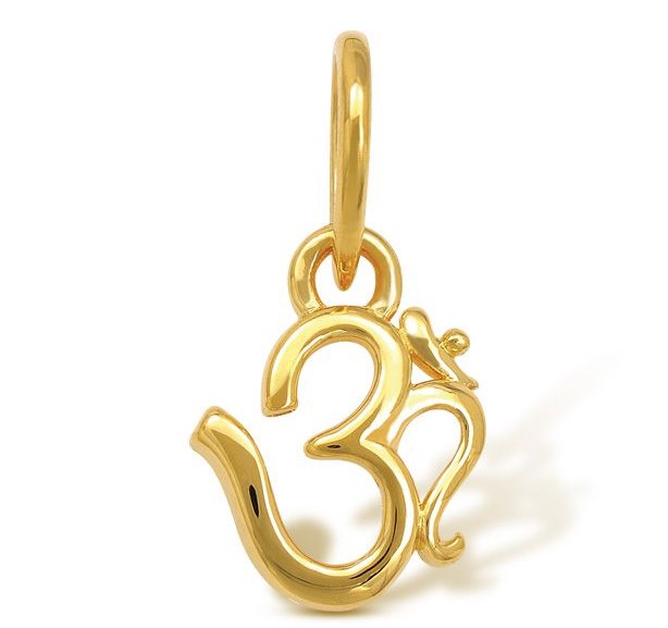 Om Gold Pendant