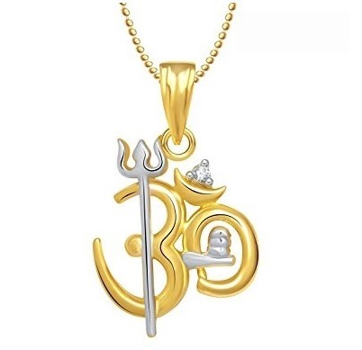 Om Gold Pendant