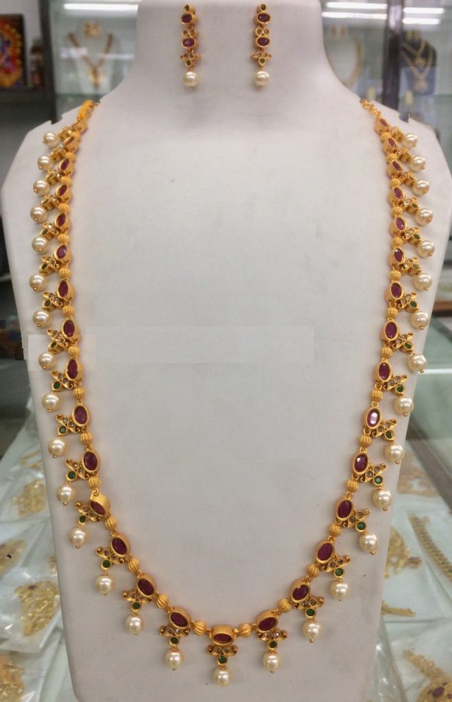 Pearl Necklace Set 