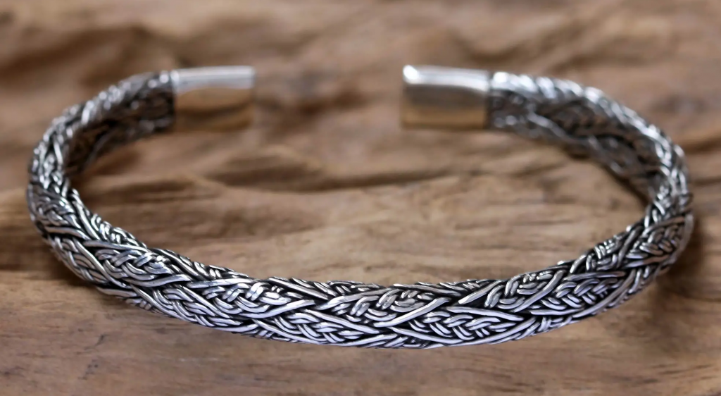 Men Silver Bracelet 