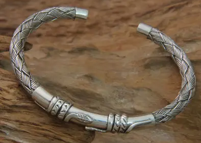 Men Silver Bracelet 