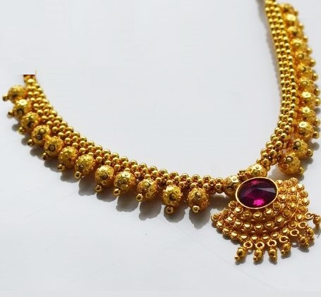 Chandrakor Pipe Thushi Necklace – Kalagrami