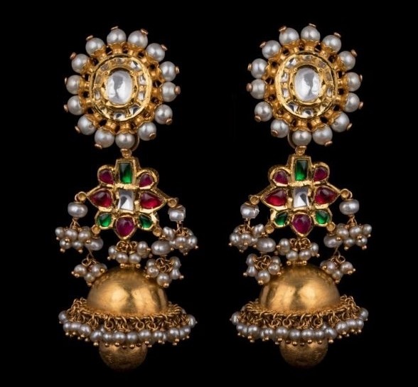 Uncut Diamond Earrings 