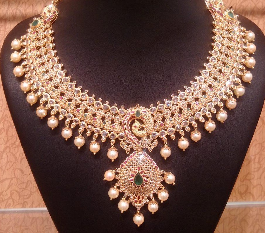 Fremmedgørelse Sow vedtage Uncut Diamond Necklace Designs - Dhanalakshmi Jewellers