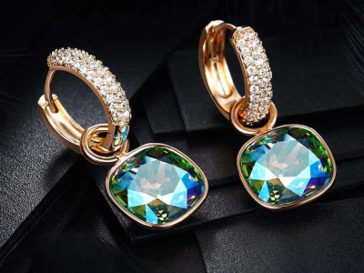 Gemstone Earring