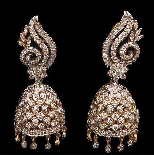 Diamond Jhumkis