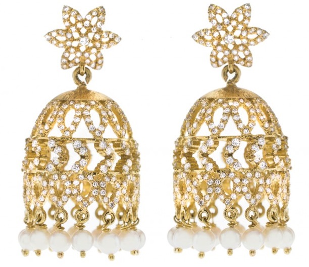 Diamond Jhumkis