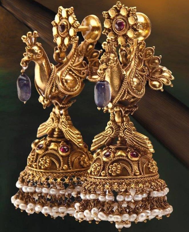 Gold Jhumka|Latest Gold Jhumka Designs