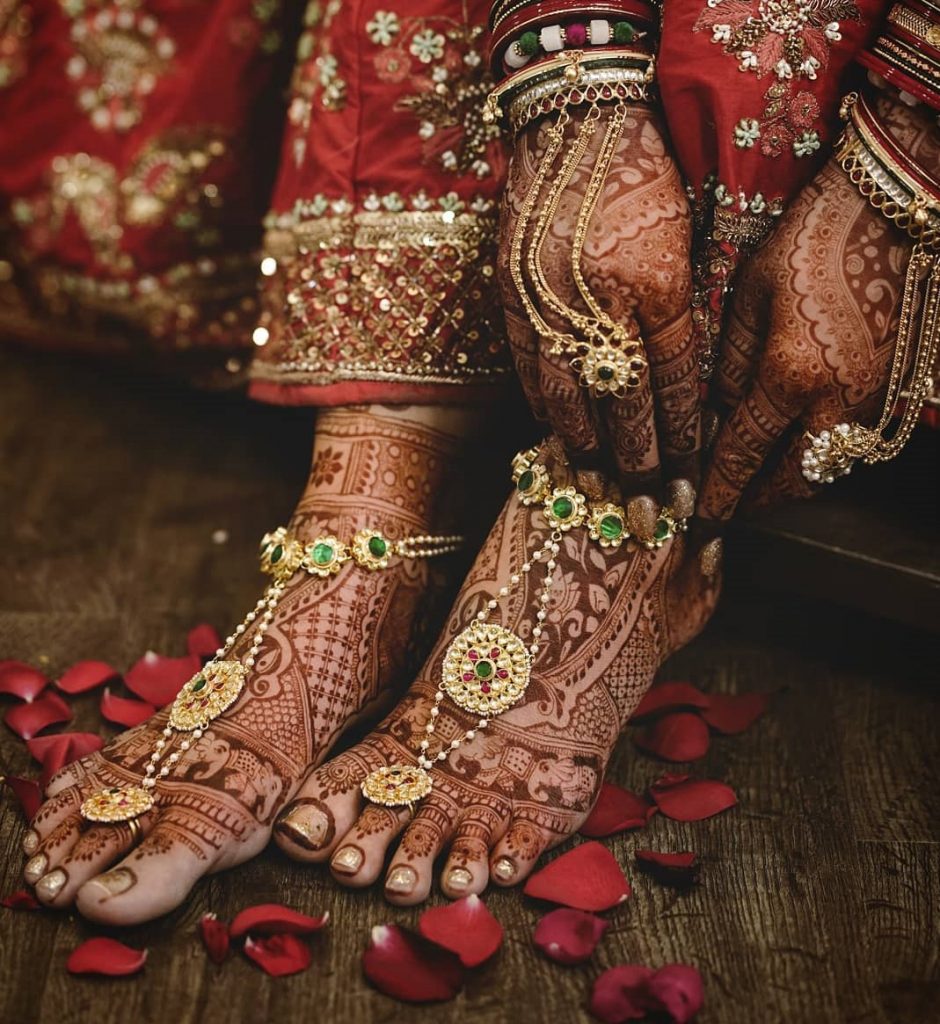 Bridal Silver Anklets