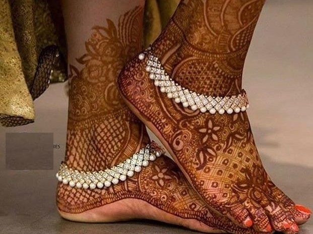 Bridal Silver Anklets