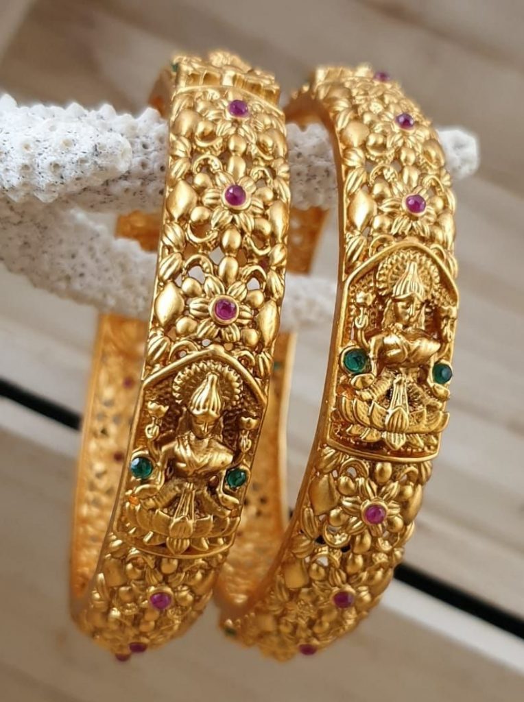 Antique Bangles with Kemp Stones