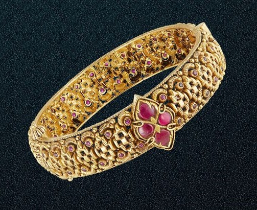 Antique Bangles with Kemp Stones