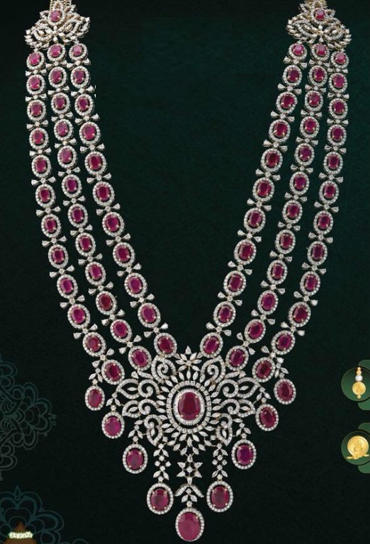 Ruby Diamond Necklace 