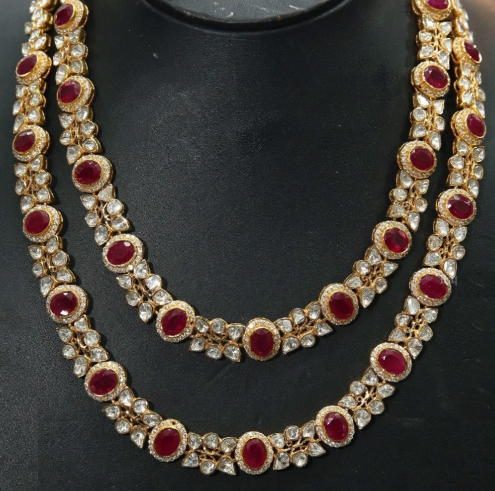 Ruby Diamond Necklace 