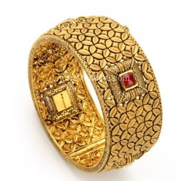 Broad Gold Bangle Designs