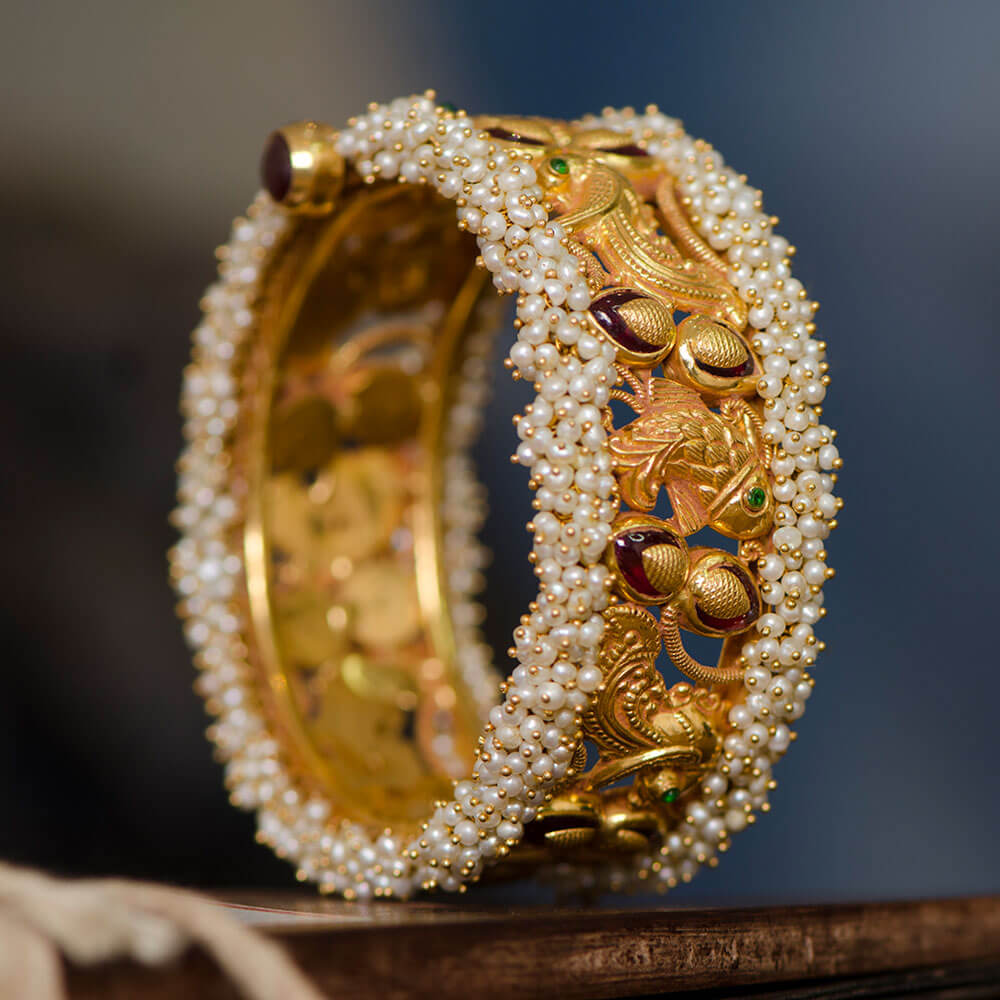 Broad Gold Bangle Designs