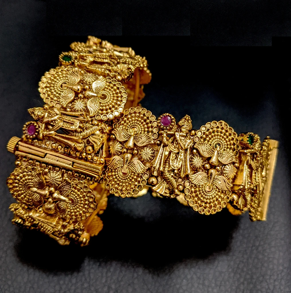 Broad Gold Bangle Designs