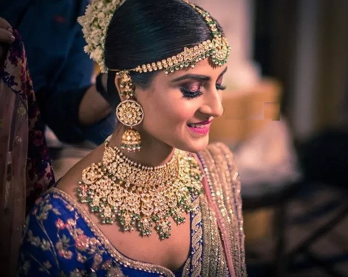 Bridal Jewellery|Bridal lehenga|Kundan Jewellery