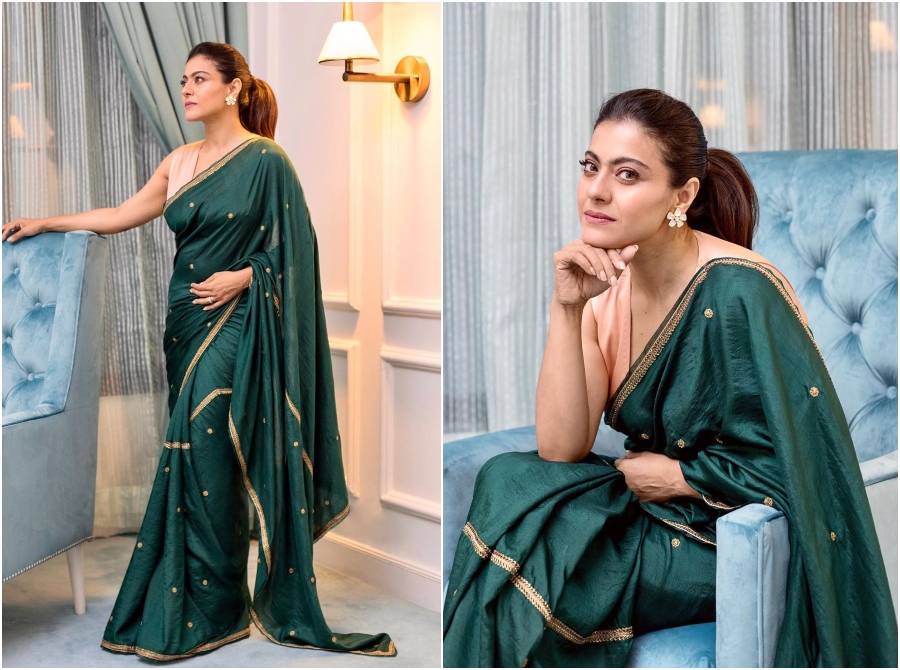 Buy PMD Fashion Women Dark Green Solid Velvet Bollywood Saree Online at  Best Prices in India  JioMart