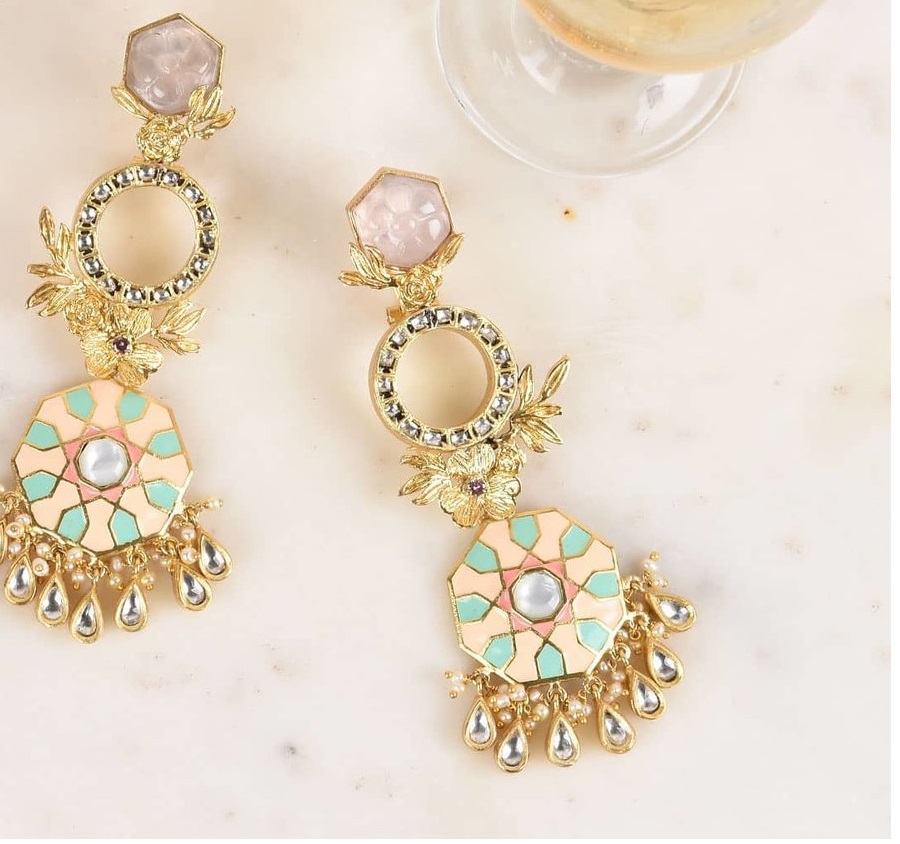 Meenakari Earrings