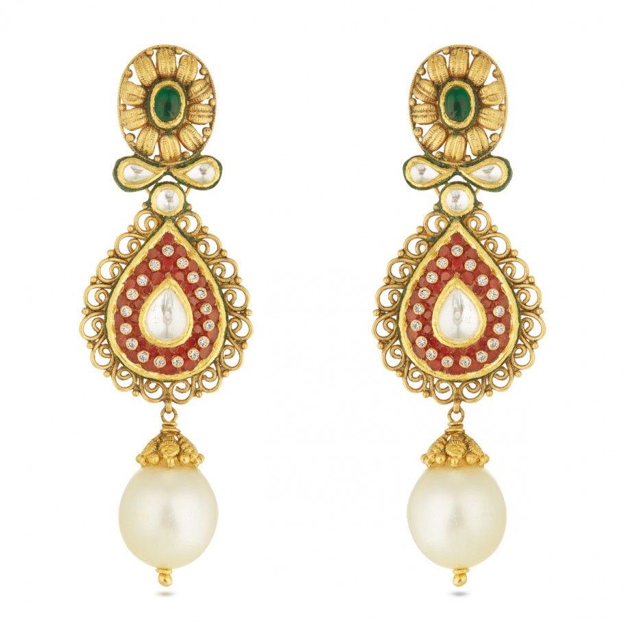 Meenakari Earrings