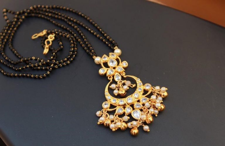Elegant Nallapusalu Chain Designs | Dhanalakshmi Jewellers
