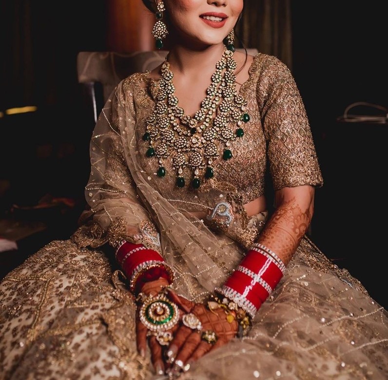 Bridal Jewellery|Bridal lehenga