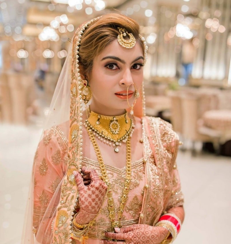 Bridal Jewellery|Bridal lehenga|Gold Choker
