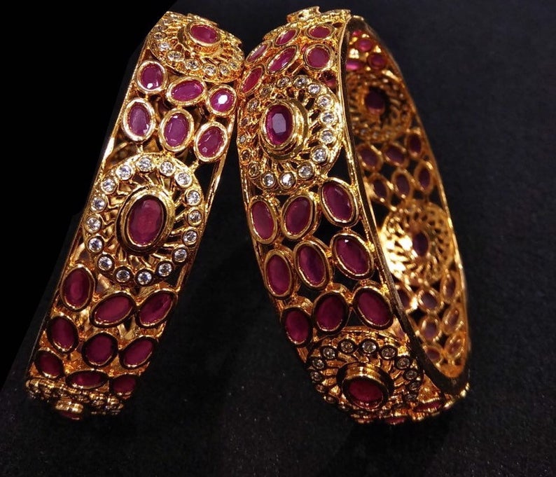 Ruby Bangles