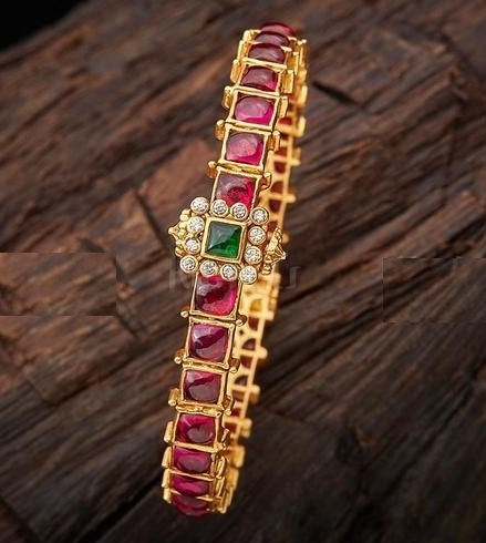 Diamond Ruby Bracelet in Yellow Gold Bracelet at Rs 101237/piece | रूबी  ब्रेसलेट in Jaipur | ID: 3806200933