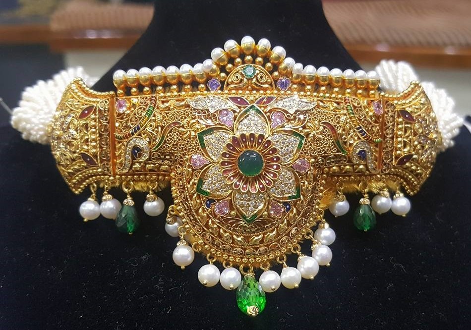 Eye-catching Rajasthani Aad Necklace Designs