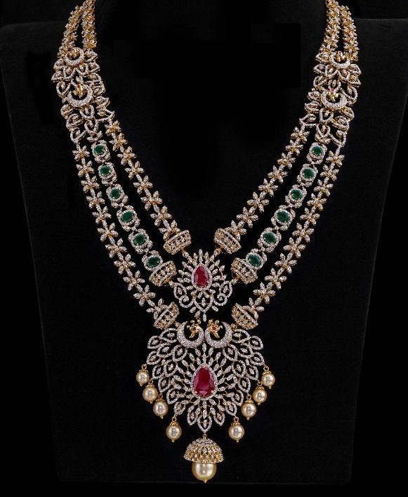 Layered Diamond Haram Designs