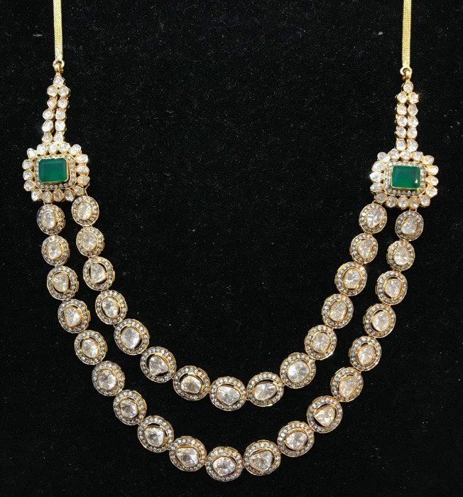 Emerald Polki Necklace