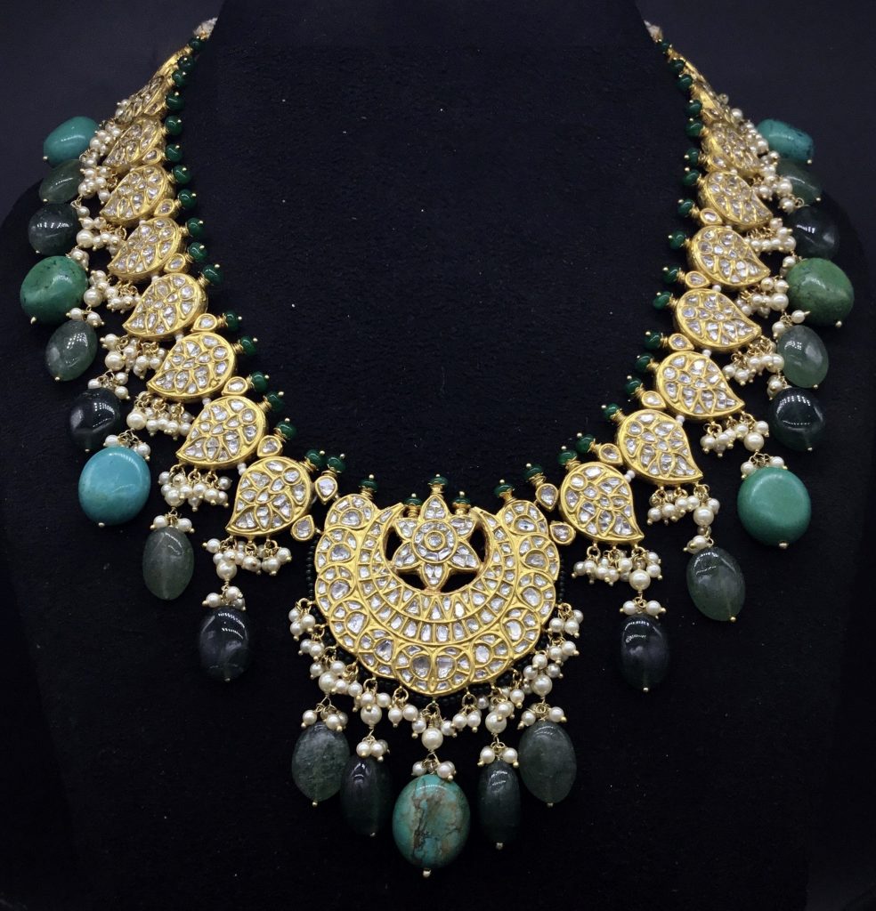 Emerald Polki Necklace