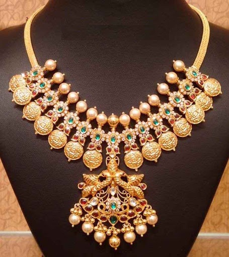 Chettinad Jewelry | Dhanalakshmi Jewelers | Coin Necklace | Kasu mala