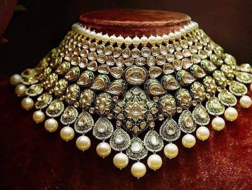 polki necklace designs