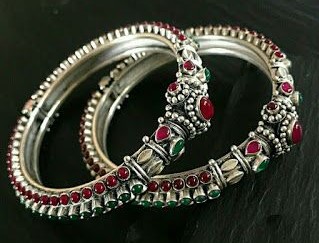 Silver Bangles