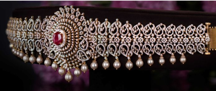 Latest antique gold vaddanam designs - Indian Jewellery Designs