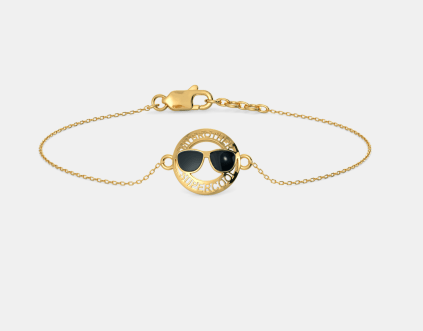 Gold Rakhi