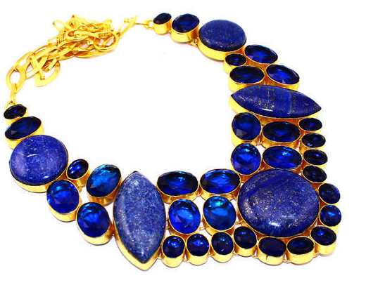 Lapis Lazuli Necklace | Dhanalakshmi Jewellers