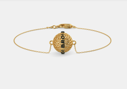 Gold Rakhi