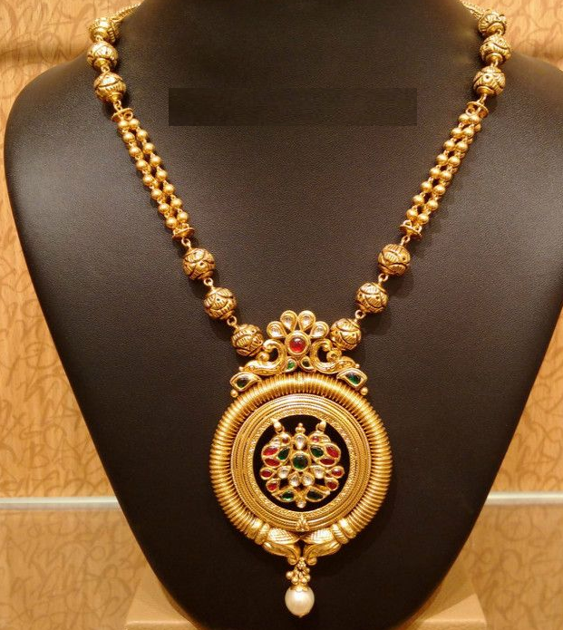 Kundan Necklace Dhanalakshmi Jewellers