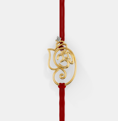 Gold Rakhi